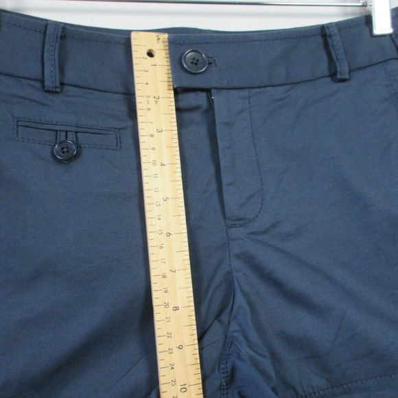 Banana Republic Martin Fit Chino Shorts Women 6 Blue Y2K Casual Preppy 206 - Picture 9 of 11